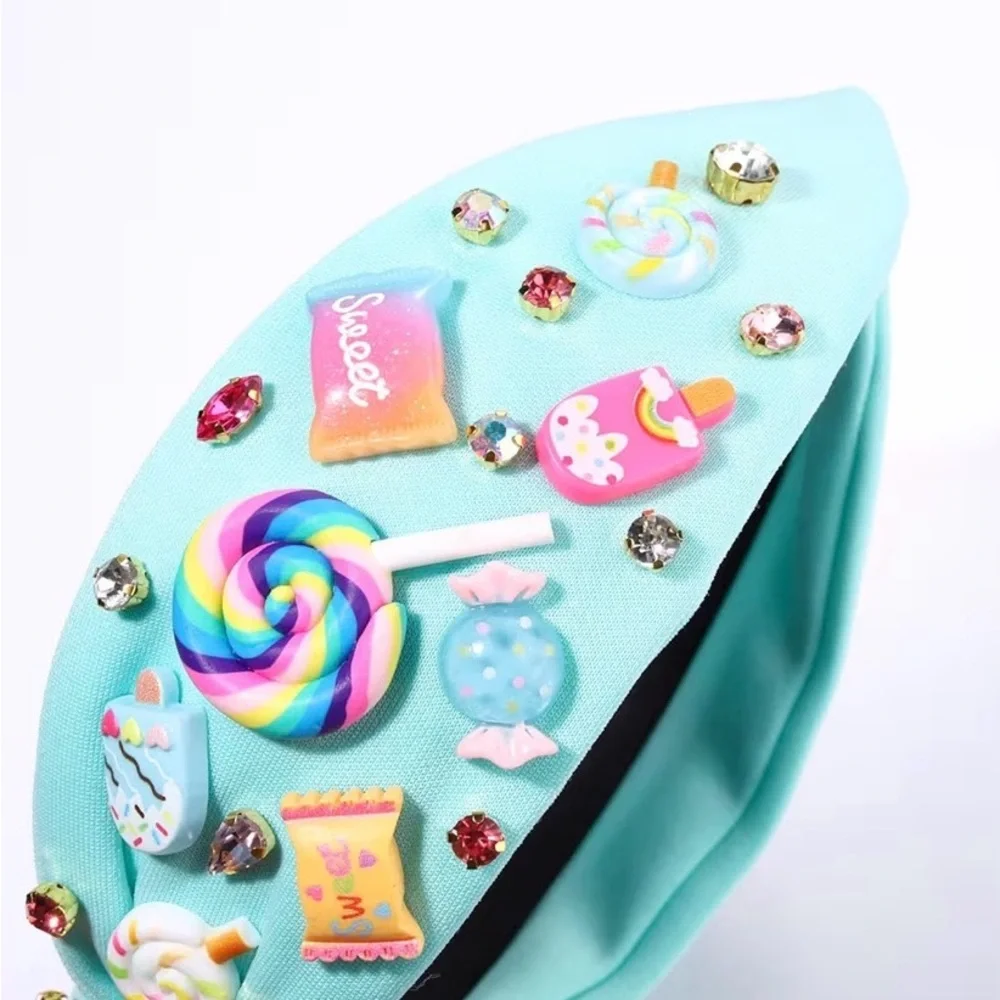 Candy-Themed Headband - Mint Green